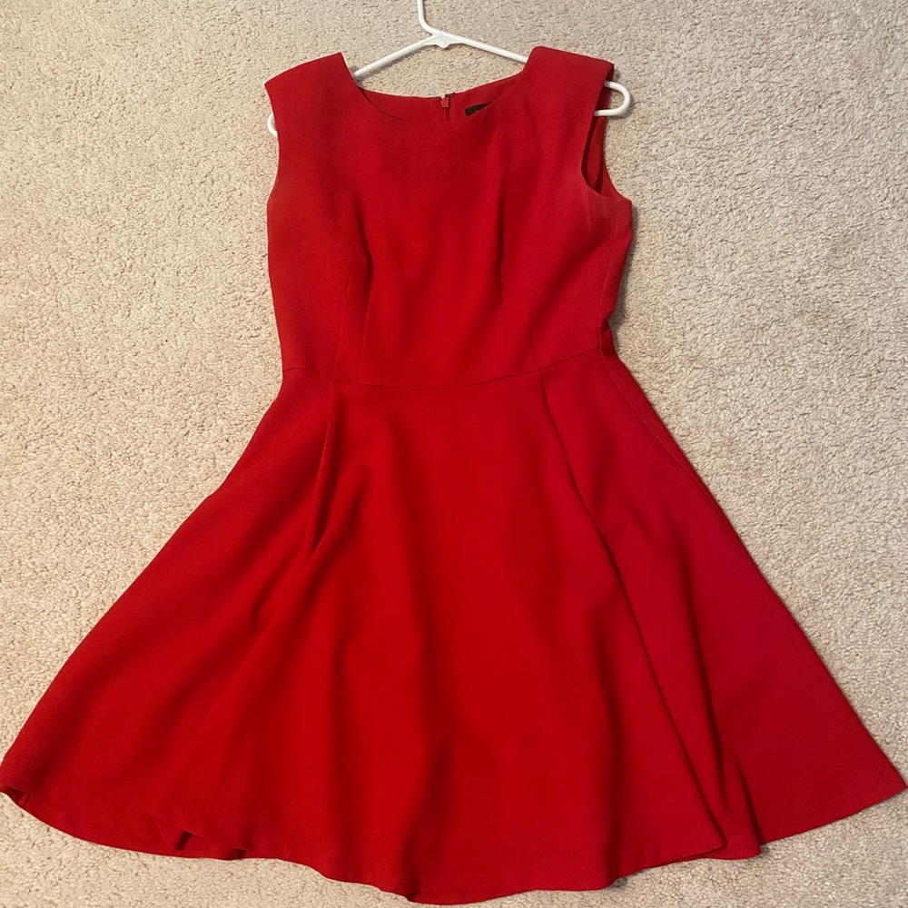 Red cocktail dress